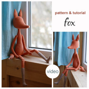 doll fox pattern and tutorial