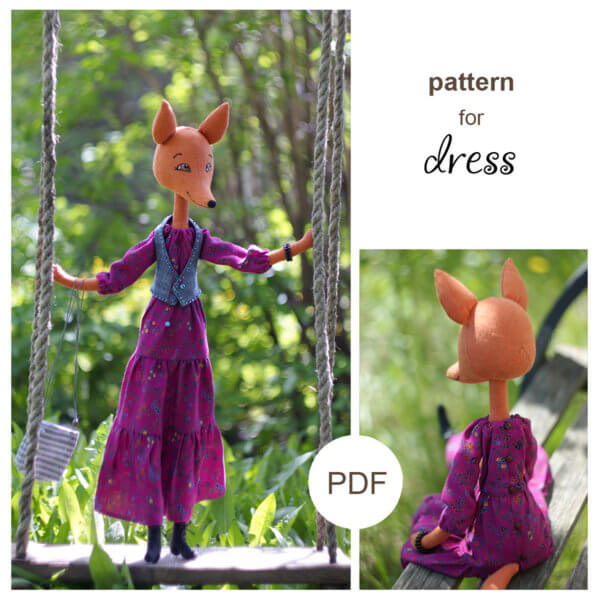 pattern for doll dress