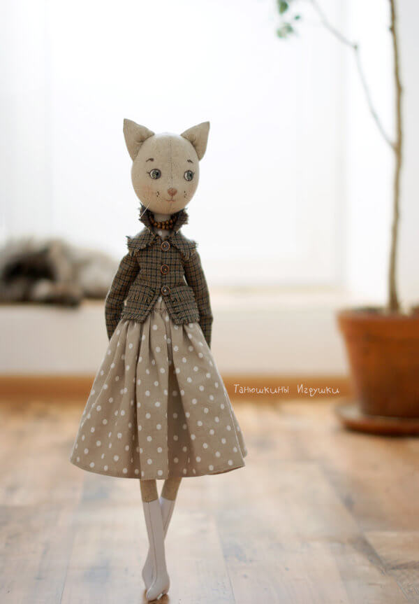 doll kitty making tutorial