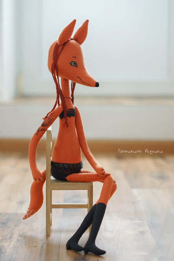 doll fox sewing pattern